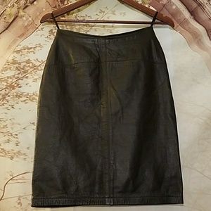 Limited Express genuine leather skirt, size 3